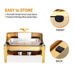 ROVSUN 9QT Chafing Dish Buffet Set - Gold