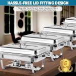 Purelax 6-Piece Chafing Dish Buffet Set