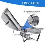 6-Pack Stainless Steel Chafing Dish Buffet Set