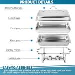 Purelax 6-Piece Chafing Dish Buffet Set