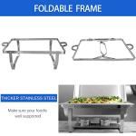 6-Pack Stainless Steel Chafing Dish Buffet Set