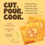 Popsmith 6-Quart Stainless Steel Popcorn Popper