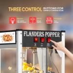 ROVSUN Popcorn Machine with Cart and 8 Oz Kettle