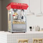 VEVOR 8 Oz Commercial Popcorn Machine - Red