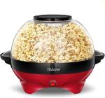 6-Quart Electric Popcorn Maker with Nonstick Plate