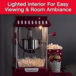 Theater-Style Popcorn Popper on Wheeled Cart