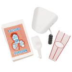 Black 8oz Popcorn Machine with Cart & Kettle