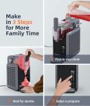 CyberChill 68 oz Slushie Machine with Self-Cleaning