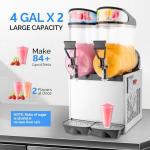 ROVSUN 15L Dual Tank Slushy Machine