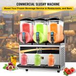 VEVOR 3-Tank Commercial Slushy Maker Machine