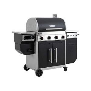 Gas Grill and Wood Pellet Smoker Combo, WiFi Enabled