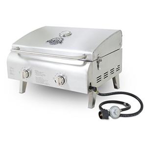 Pit Boss Stainless Steel Two-Burner Portable Grill
