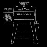 Pit Boss PB440FB1 Black Pellet Grill, 482 Sq In