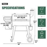 Z GRILLS 7002C Wood Pellet Grill Smoker with PID