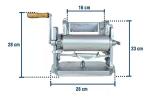 GONZALEZ 5.5" Manual Corn Tortilla Maker