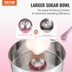 VEVOR 1000W Cotton Candy Machine for Parties