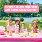 Cotton Candy Express Machine with 5 Floss Sugar Jars