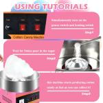 Commercial 1000W Cotton Candy Machine for Parties