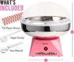 Candery Cotton Candy Machine with Floss Bundle