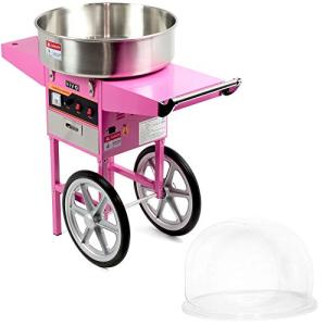 VIVO Pink Electric Cotton Candy Machine with Cart