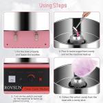 ROVSUN 21 Inch Cotton Candy Machine with Cart