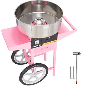 VEVOR 1000W Electric Cotton Candy Machine Cart