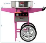 VIVO 1030W Pink Electric Cotton Candy Machine