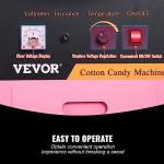 VEVOR 1000W Electric Cotton Candy Machine Cart