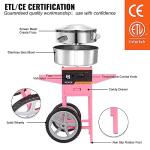 VEVOR 1000W Electric Cotton Candy Machine Cart