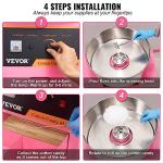 VEVOR 1000W Electric Cotton Candy Machine Cart