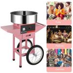 ROVSUN 21 Inch Cotton Candy Machine with Cart