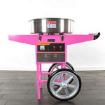 VIVO Pink Electric Cotton Candy Machine with Cart