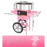 VEVOR 1000W Electric Cotton Candy Machine Cart