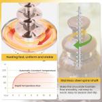 5-Tier Stainless Steel Chocolate Fountain Machine