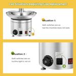 5-Tier Stainless Steel Chocolate Fountain Machine