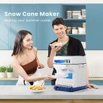 VIVOHOME Electric Ice Crusher for Snow Cones
