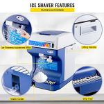 VEVOR Electric Shaved Ice Machine for Home & Business