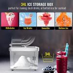 VEVOR 110V Electric Ice Crusher for Shaved Ice