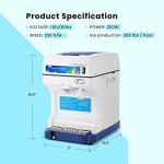 VIVOHOME Electric Ice Crusher for Snow Cones
