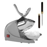 OKF Ice Shaver Prevent Splash Snow Cone Machine, Electric 3 Blades