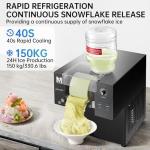 Snowflake Ice Machine - 330.6LBS/24H Capacity