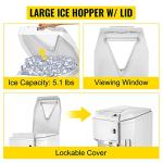 VEVOR Electric Ice Shaver Machine for Snow Cones
