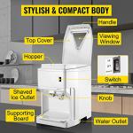 VEVOR Electric Ice Shaver Machine for Snow Cones