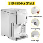 VEVOR Electric Ice Shaver Machine for Snow Cones