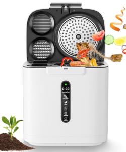 Odorless 4L Electric Kitchen Composter Bin
