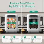 KioGro Smart Indoor Electric Composter with Touchscreen, 3L