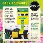 Miracle-Gro Easy-Turn Compost Tumbler – 27.7 Gallon