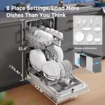 Midea Built-in Dishwasher with 8 Place Settings