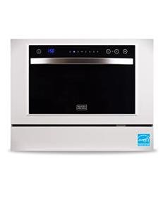 BLACK+DECKER Portable Compact Countertop Dishwasher