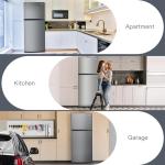 THFRIONE 30" Top Freezer Stainless Steel Refrigerator